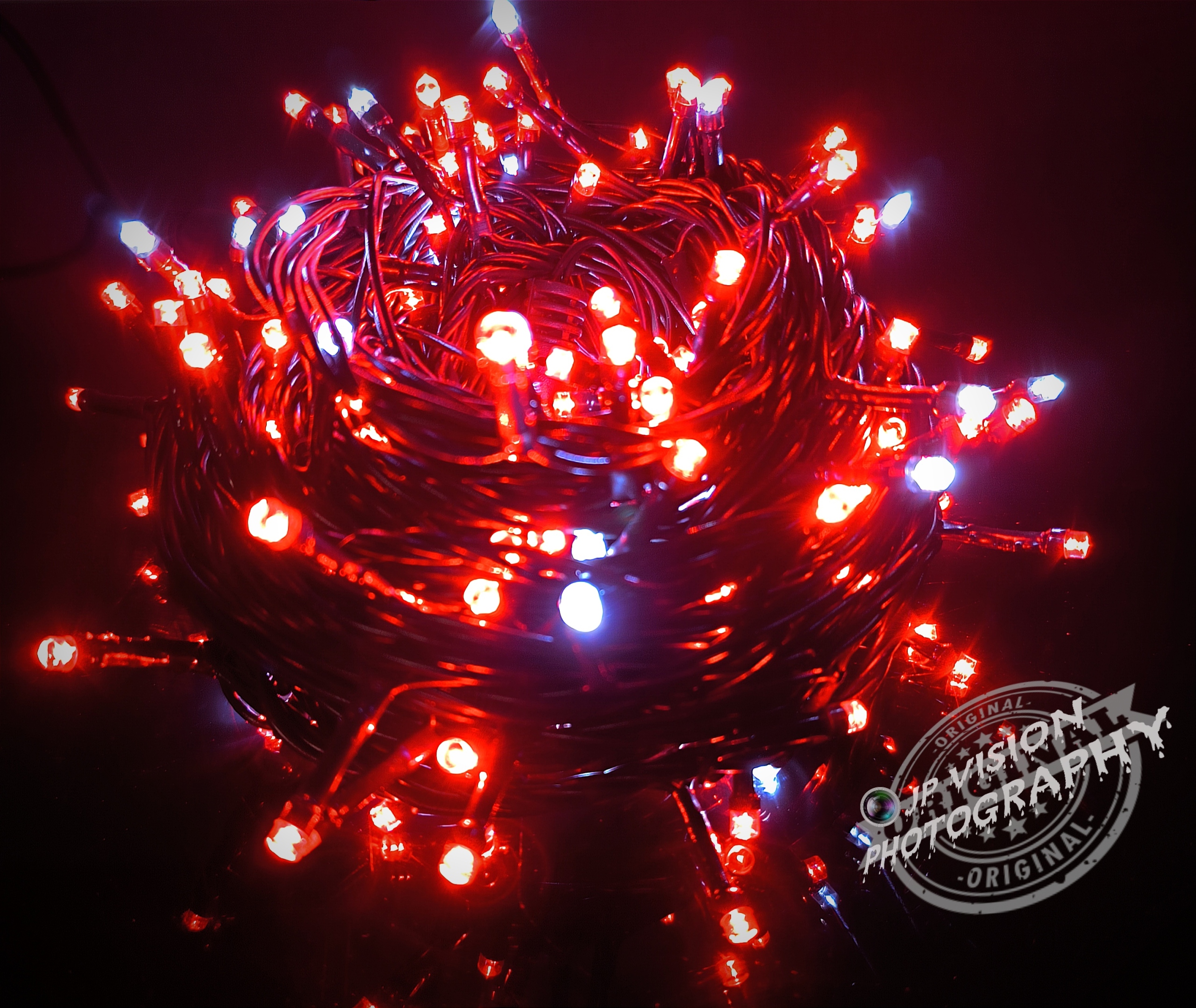 

Lampki Choinkowe 200 Led Czerwone Biały Flash