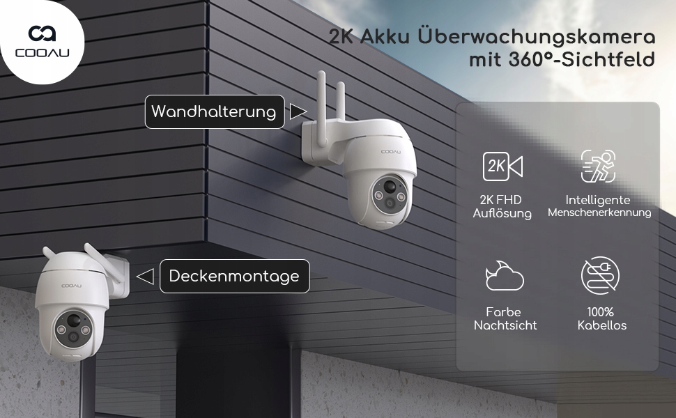 KAMERA ZEWNĘTRZNA OBROTOWA IP WIFI HD 2K 3MP 1296P Stan opakowania oryginalne