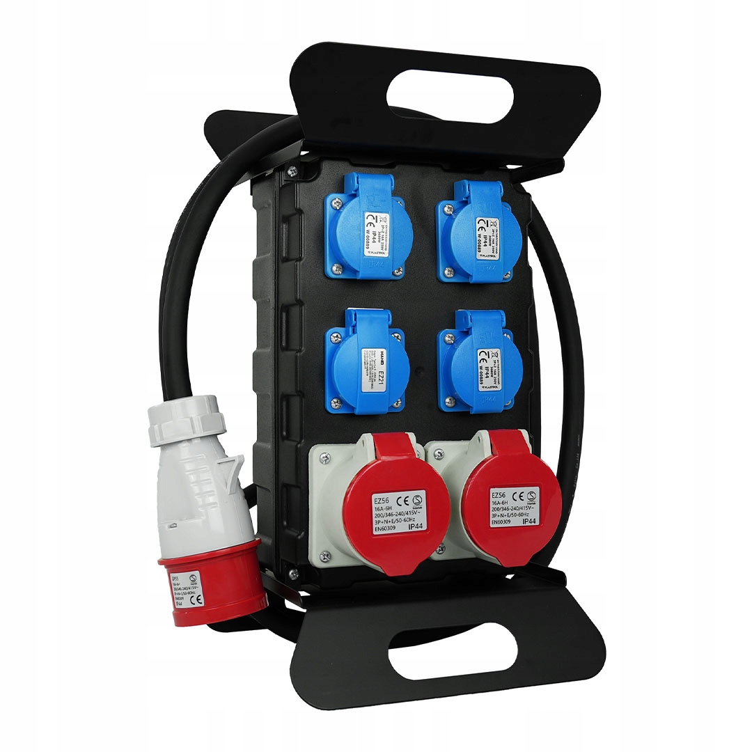 Stavebný silový rozvádzač Plastrol W-00885 Hand 400V 2 m 5x2,5 mm Usb