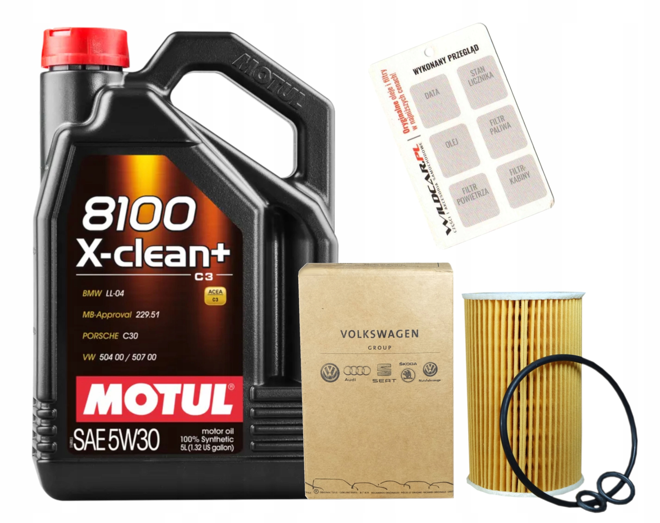 Filter olej 5W30 Audi Seat Škoda Vw 1.6 2.0 Tdi