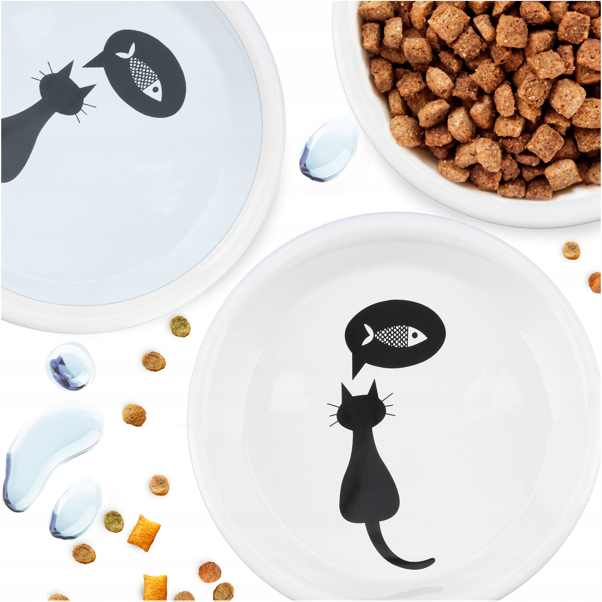 

Ceramiczna Miseczka Mała Miska Dla Kota Kotów 0,25