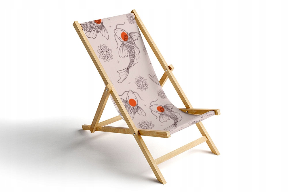 Dřevěné Lehátko jako dárek Japonské Kapry Koi