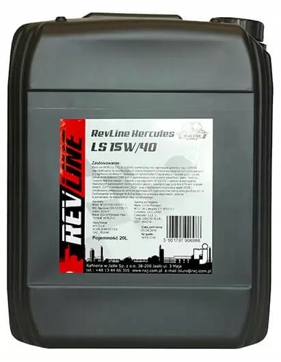 Revline Hercules LS 15W40 olej silnikowy op 20 L