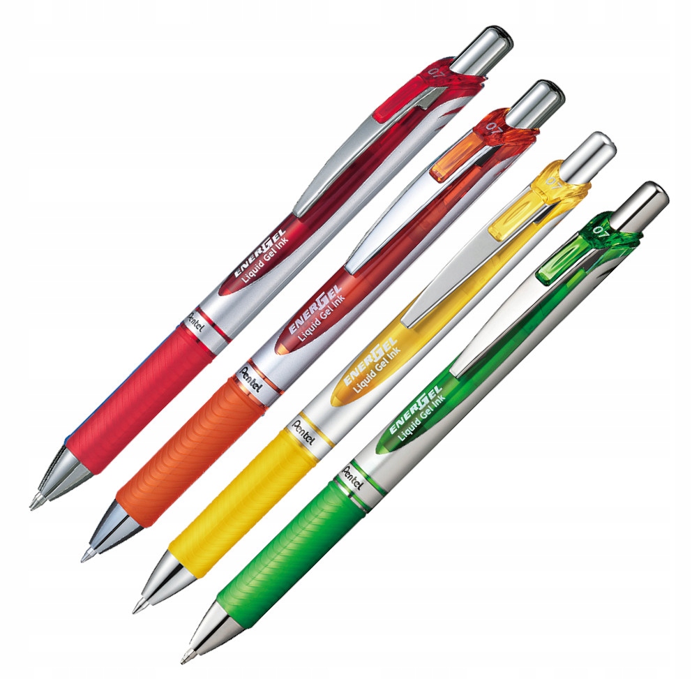 

Długopisy żelowe Pentel Energel BL-77 (4 cytrus)