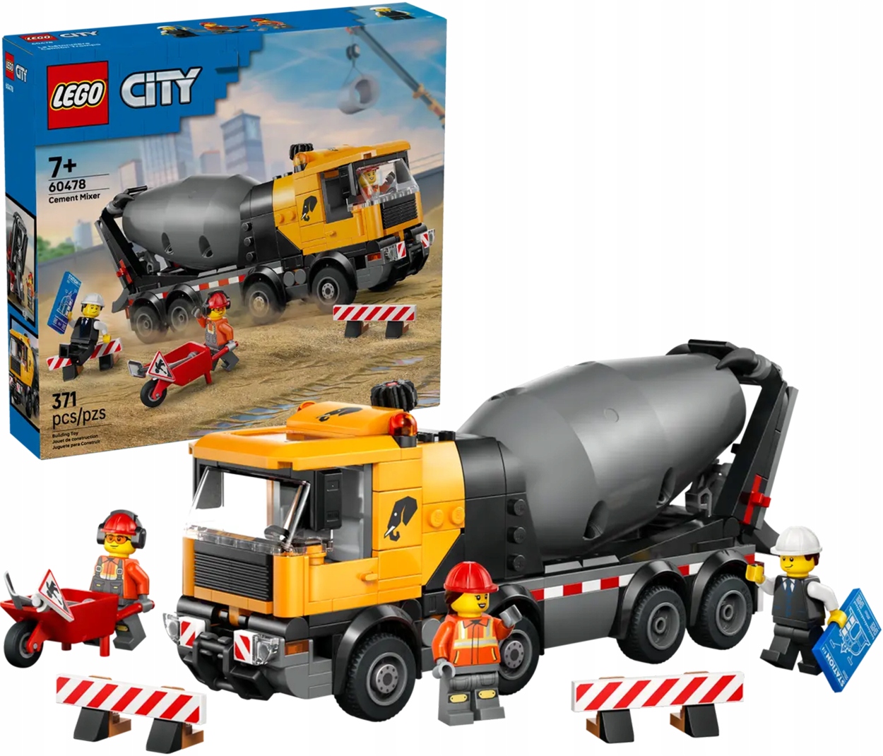 Lego City – Domíchávač Betonu – 60478