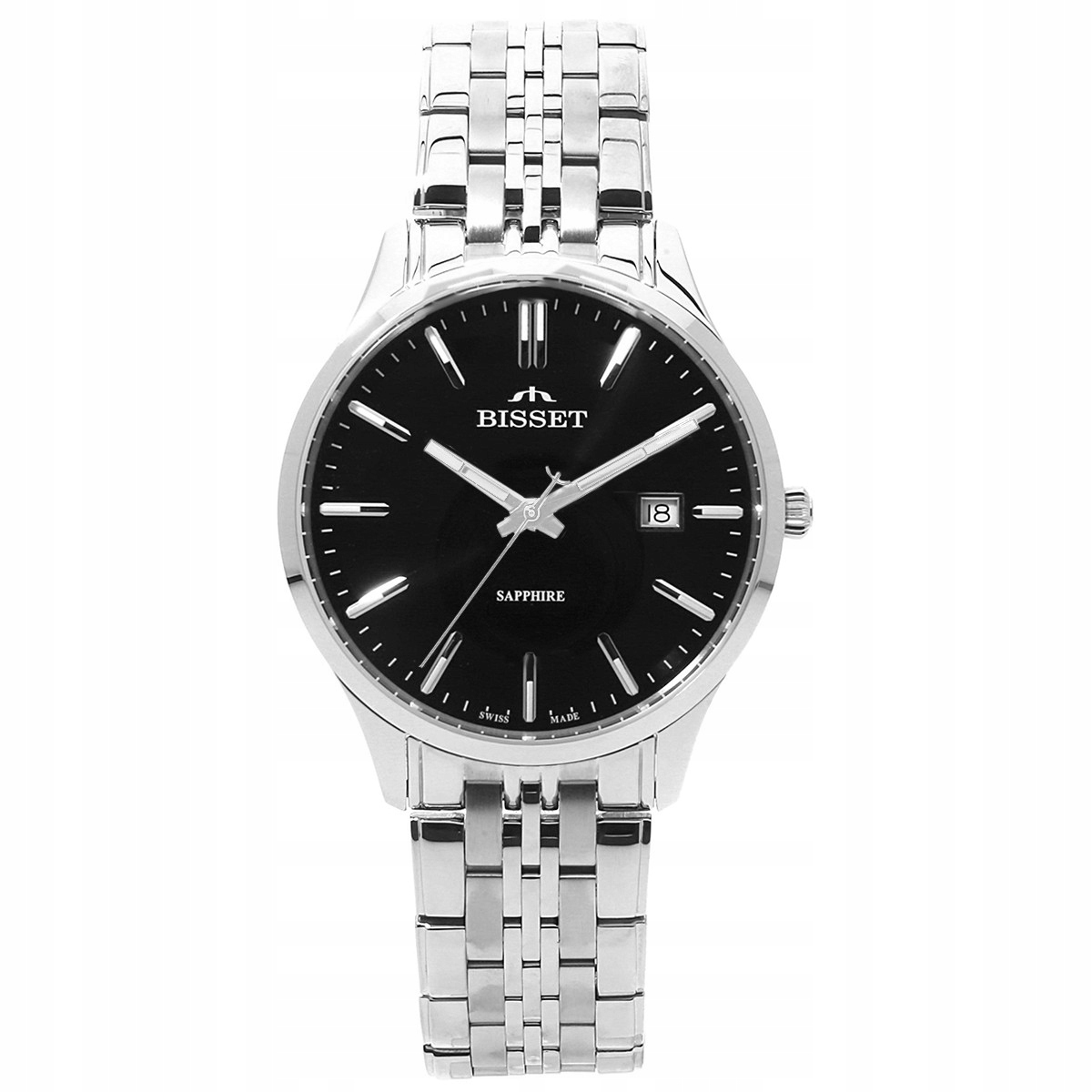 Pánské Hodinky Bisset BSDF38SIBX03BX stříbrné barvy