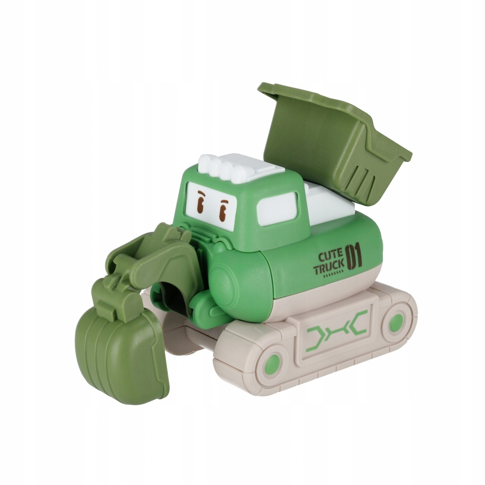 KOPARKA z NAPĘDEM dla DZIECI mała 13 cm MEGA CREATIVE pojazdy BUDOWLANE Marka Mega Creative