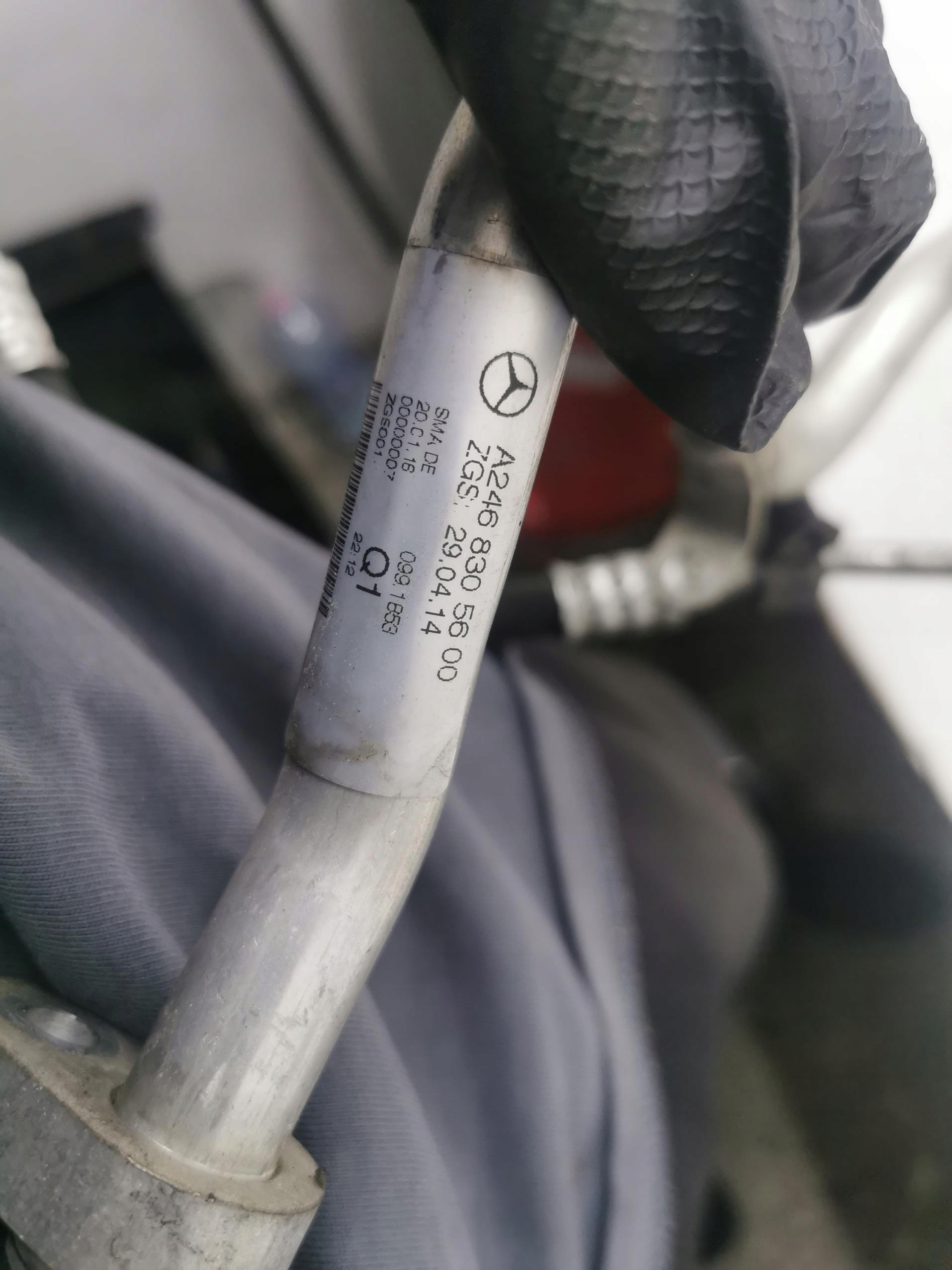 cijev prijenos klimatizacije MERCEDES B-KLASA W246