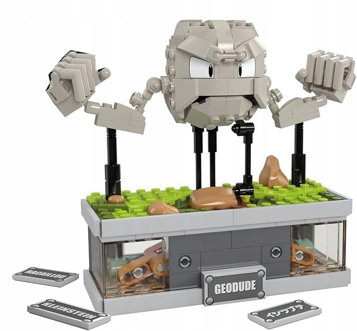 Блоки MEGA CONSTRUX 355 шт. Покемон Міні Рухомий Геодуд Код виробника 0194735219513