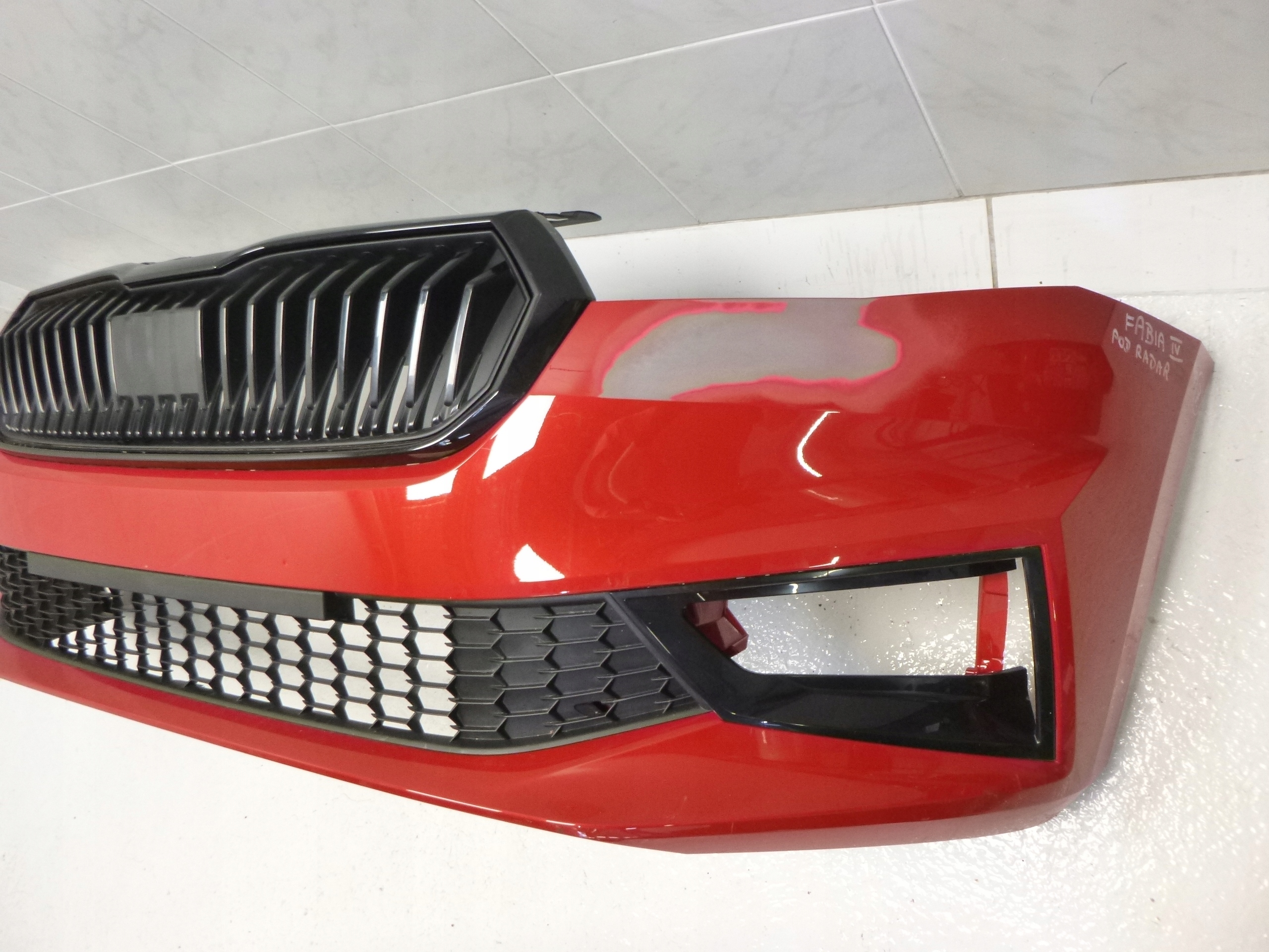 SKODA FABIA IV 4 bumper front grill front RADAR
