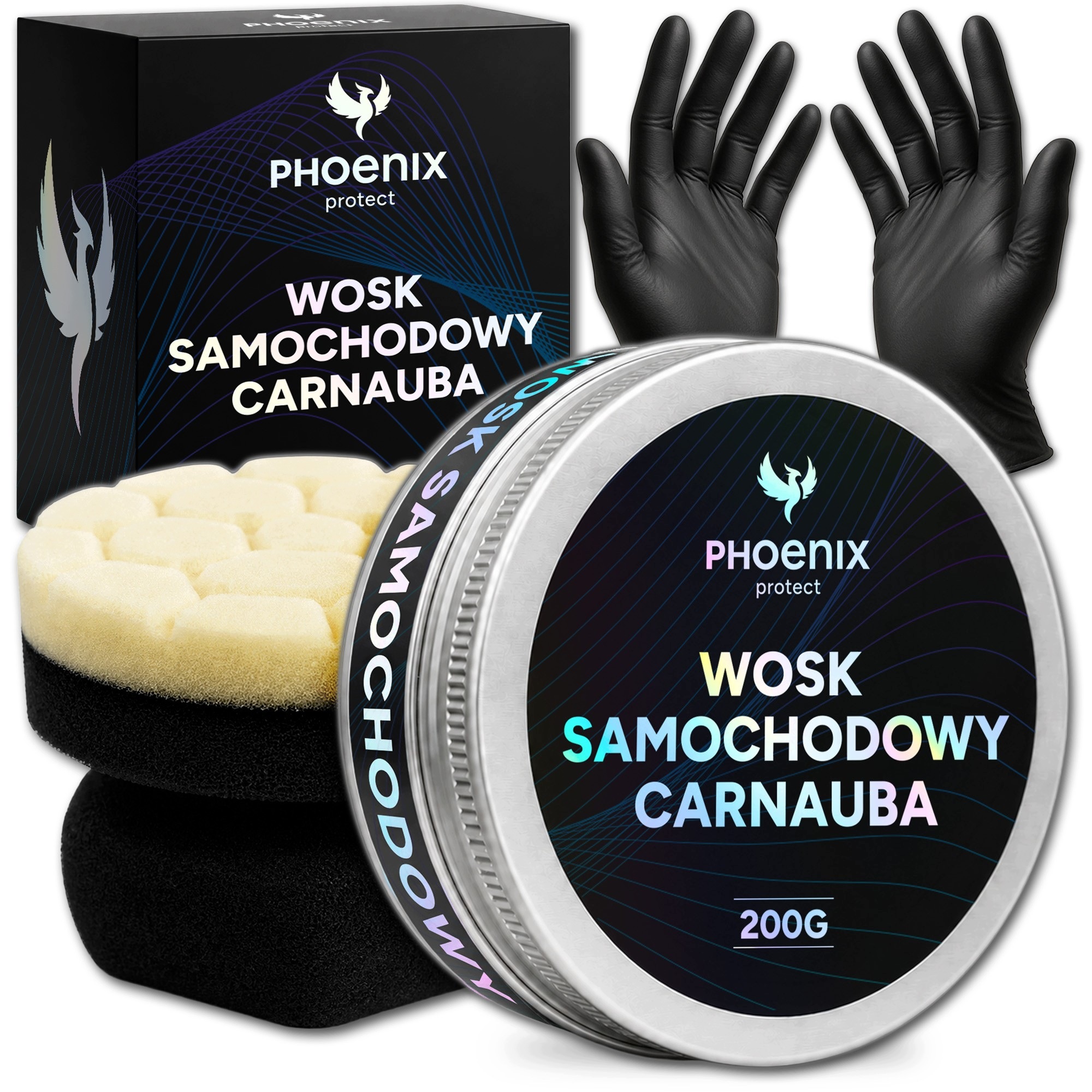 Wosk Kraftowy Carnauba Phoenix Protect Głęboki Połysk i Trwała Ochrona