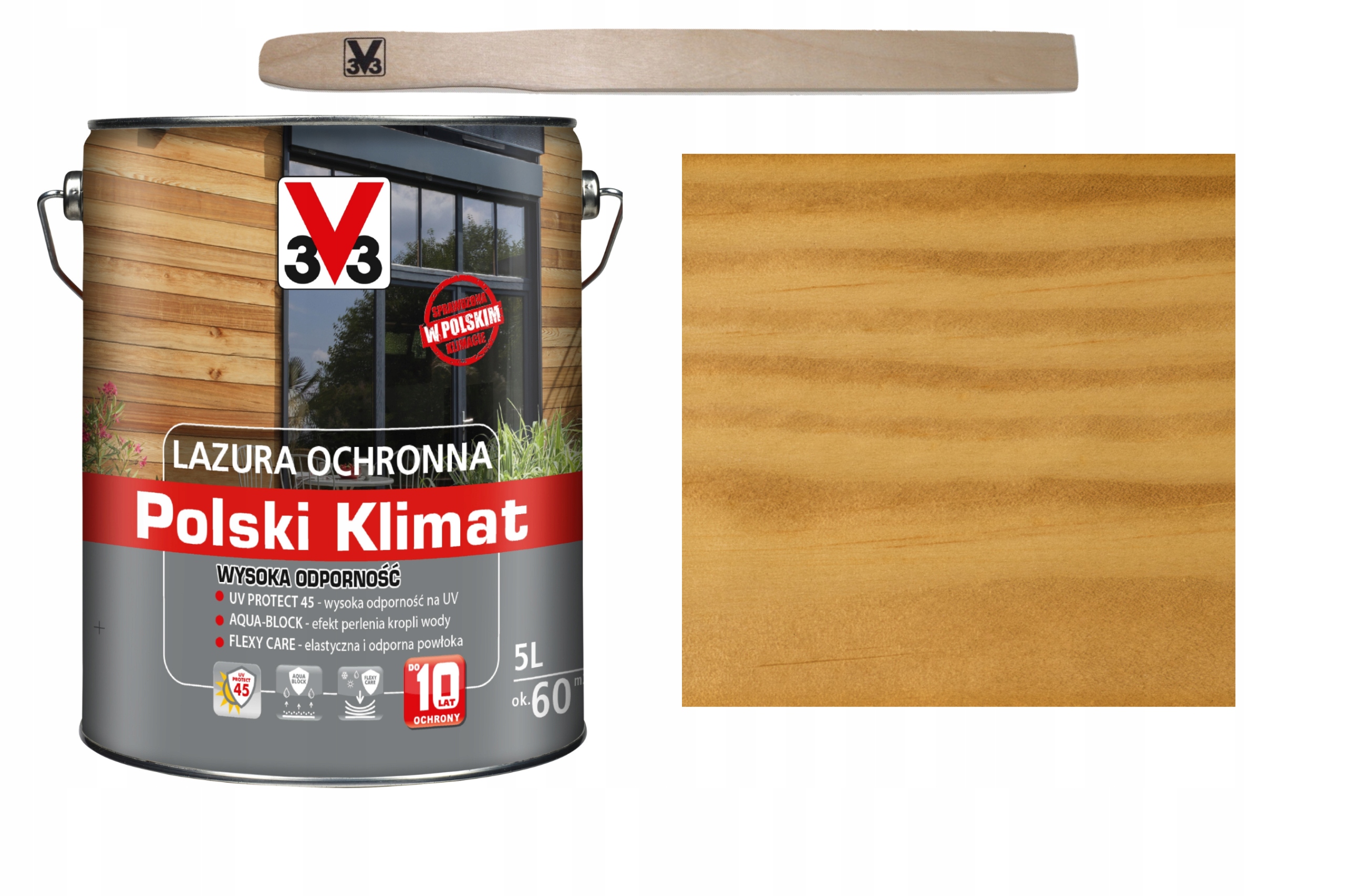 

Lazura V33 Polski Klimat 10 lat Bezbarwny 5L