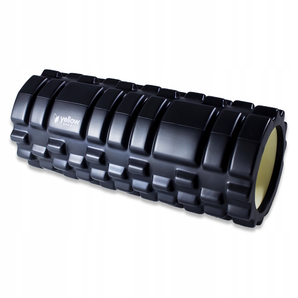 yellowROLLER wałek do masażu 33 cm EVA, czarny