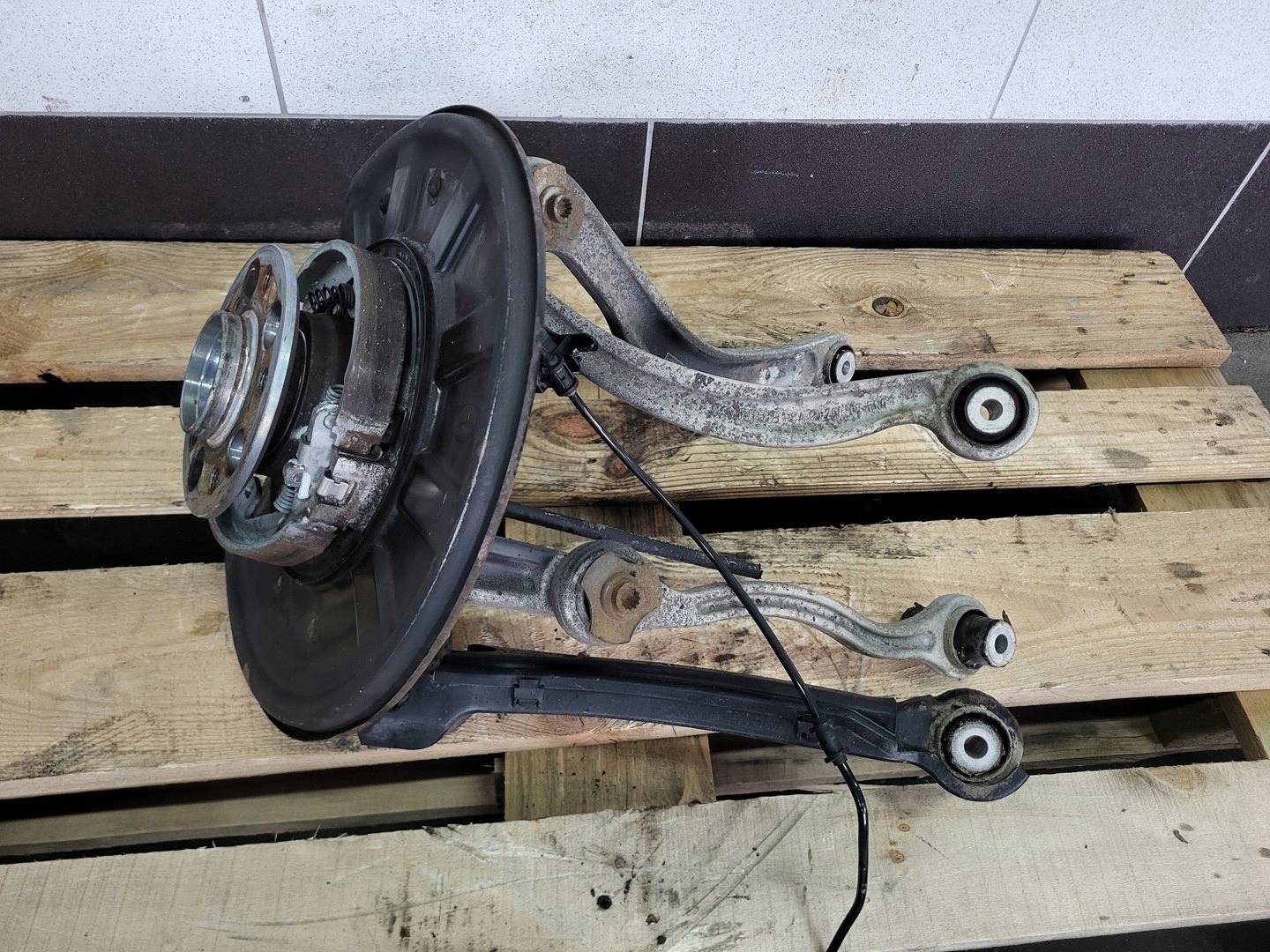 MERCEDES E W212 LIFT 2.2 CDI schenkel Querlenker Querlenker Sensor Bremsscheibe rechts heck