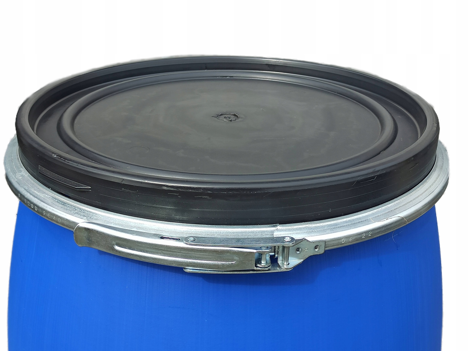 BECZKA PLASTIKOWA Z OBEJMĄ METALOWĄ 150l Marka inna