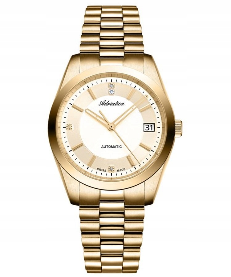 Dámské hodinky Adriatica Classic Automatic Diamonds