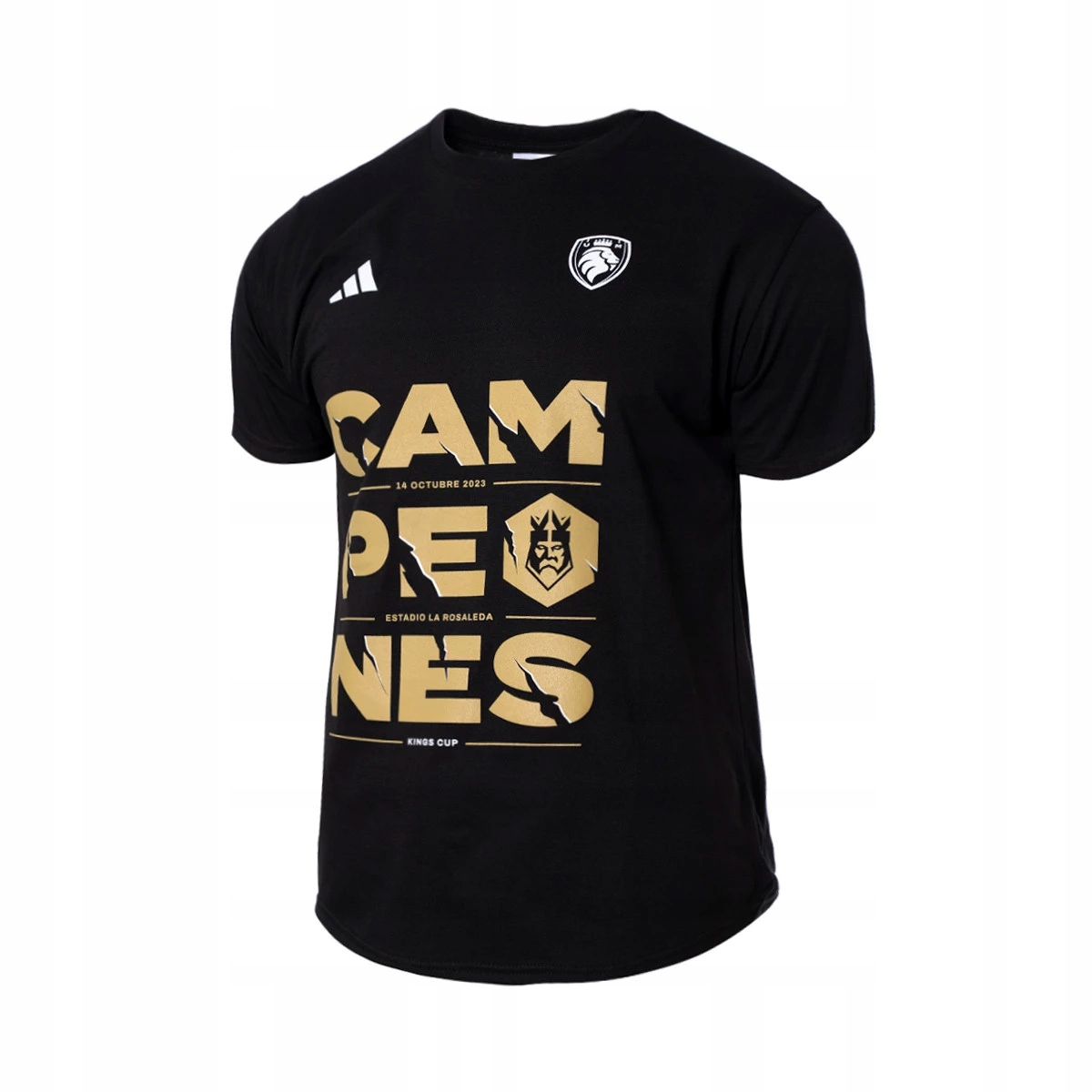 Koszulka T-shirt adidas Campeón Split 3 Kings League 2023 czarny rozmiar XL