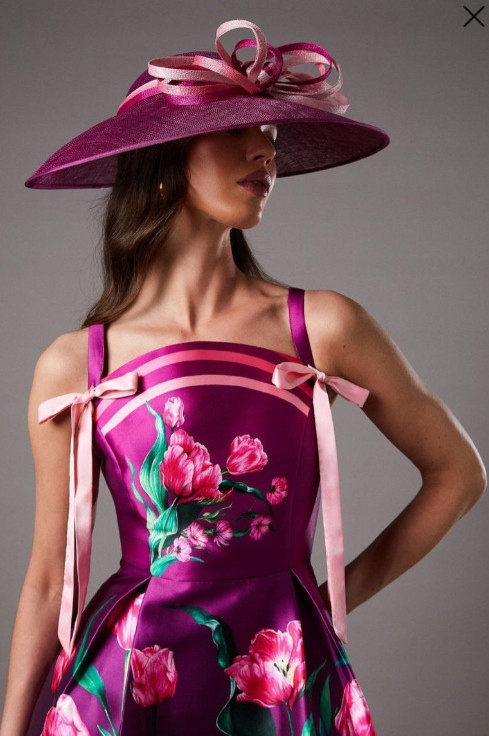 D0C003 Fialový Fascinátor Elegantní Coast Univerzální