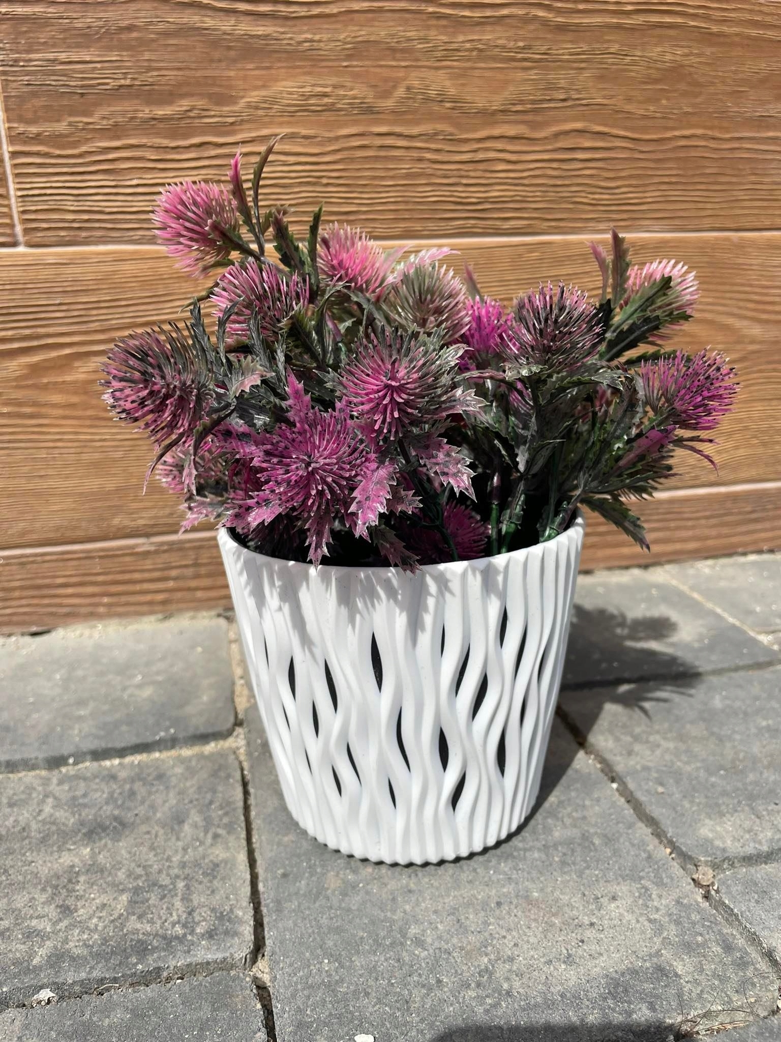 DONICZKA OSŁONKA Z WKŁADEM SANDY ROUND DSR260 PROSPERPLAST Wysokość produktu 22.2 cm