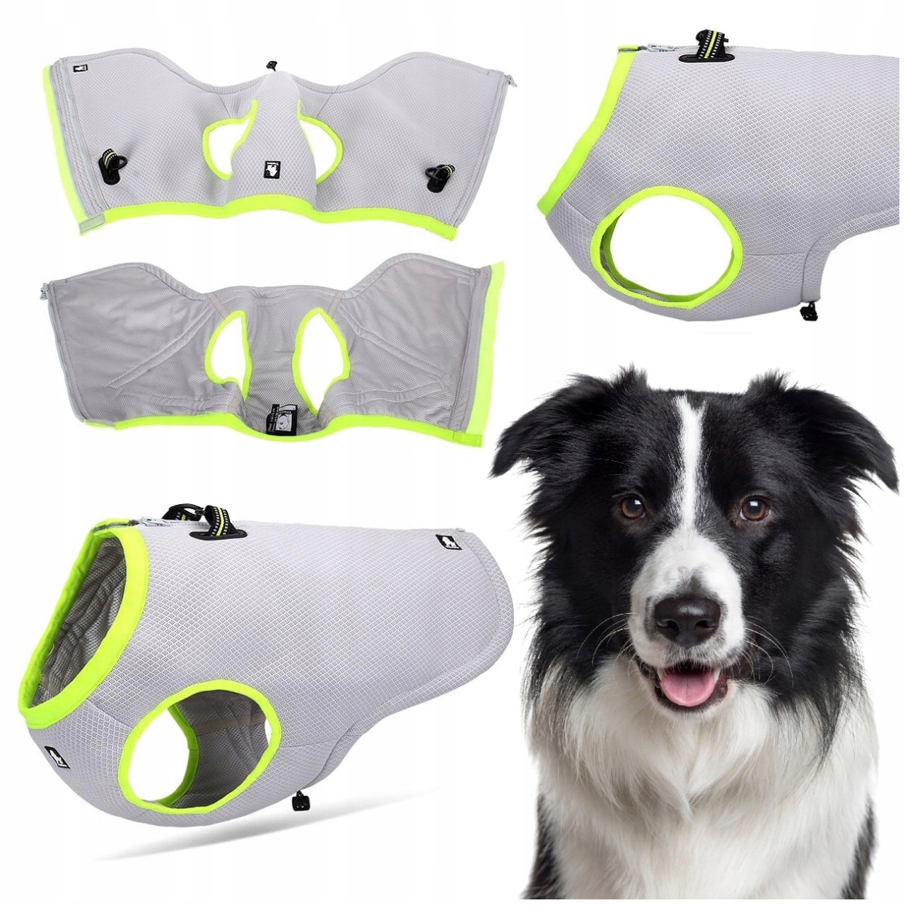 Levně Chladící Vesta Pro Psa, Lehký Postroj Pro Psa Truelove, Žlutá, Velikost L