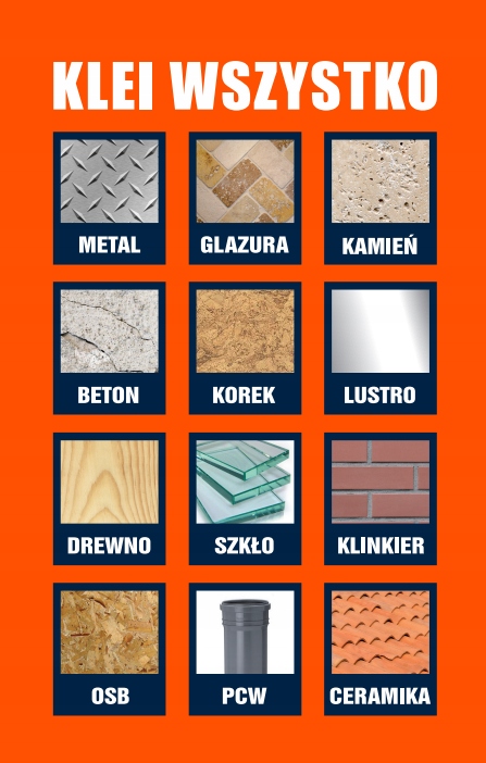 Mamut KLEJ MONTAŻOWY 290ML + wyciskacz ZESTAW Kod producenta KL-DB-020