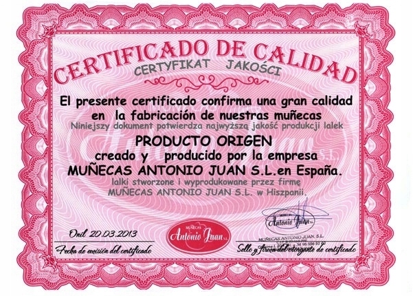 Bobas niemowlę Lalka Oli Asi 0455350 Materiał inny