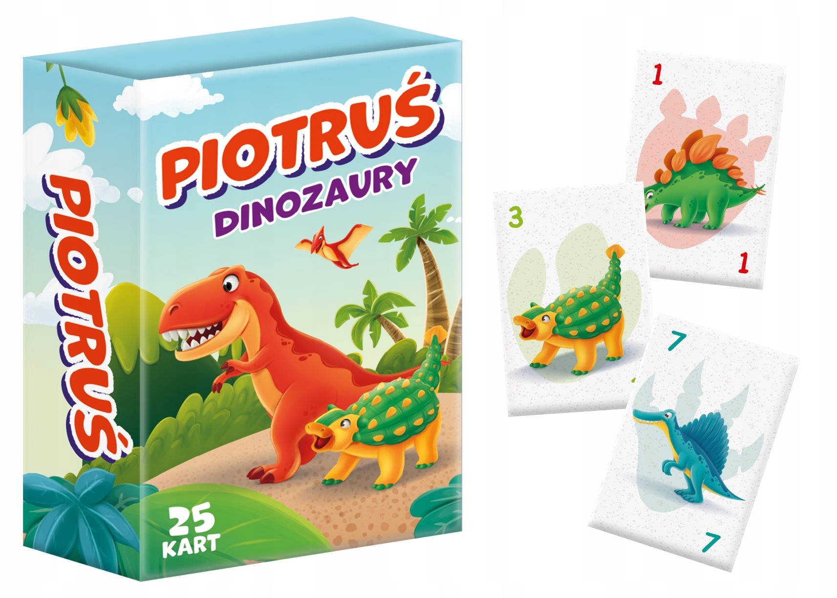 Gra karty Piotruś - Dinozaury Mini prezent dla dziecka Nazwa Piotruś - Dinozaury Mini