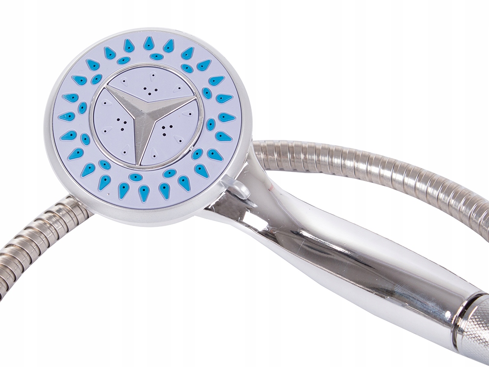 ZESTAW PRYSZNICOWY SŁUCHAWKA 3F WĄŻ UCHWYT NATRYSK Kod producenta 01828