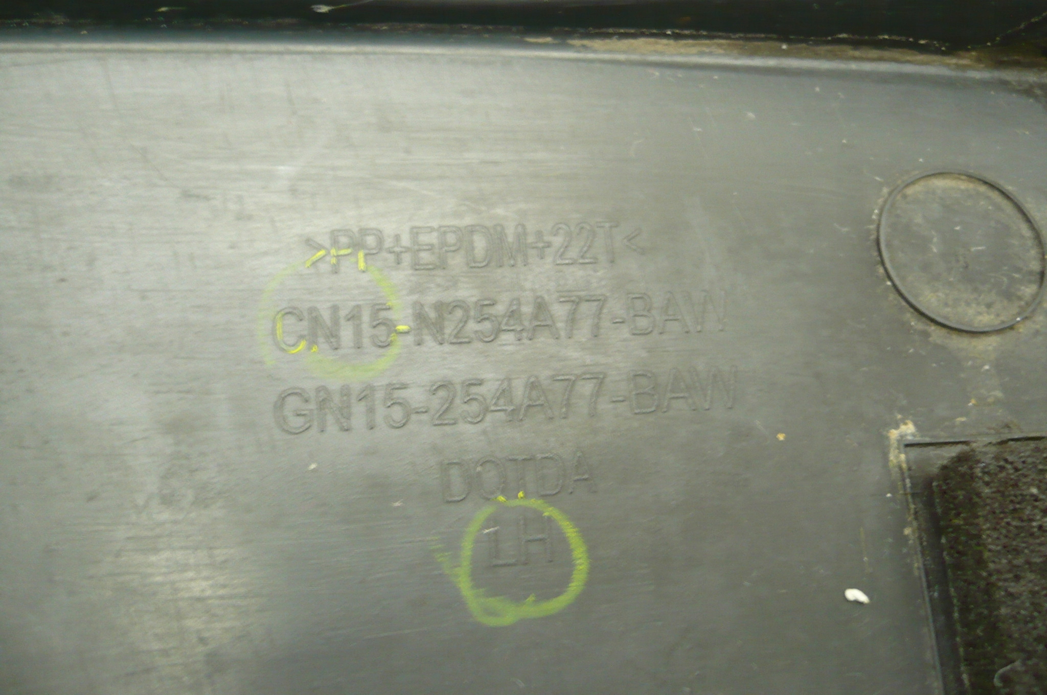 FORD ECOSPORT II 2012-16 moulding door left rear part