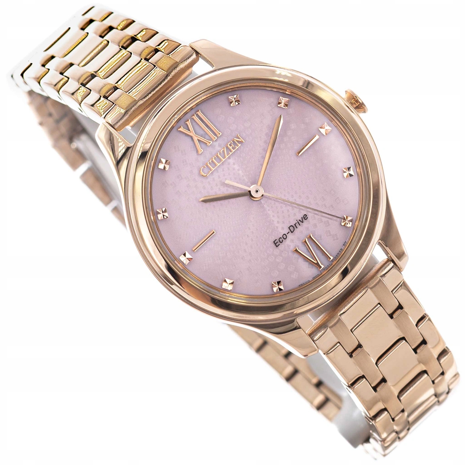 Dámské Hodinky Citizen EM0503-75X Růžové-zlato Eco-drive Elegance Soalrny