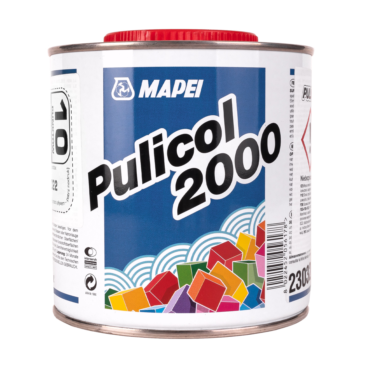 Rozpouštědlo Mapei Pulicol 2000 0,75 kg