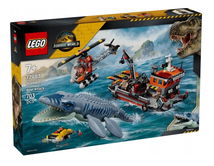 Lego 77983 Jurský Svět Útok Mozazaura Na Loď