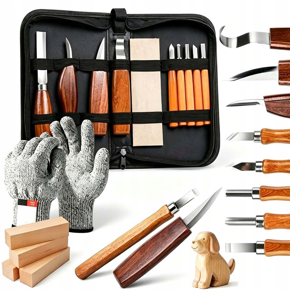 Sada Nožů Na Vyřezávání Do Dřeva Lžíce Diy Socha Nástroje Jako Dárek