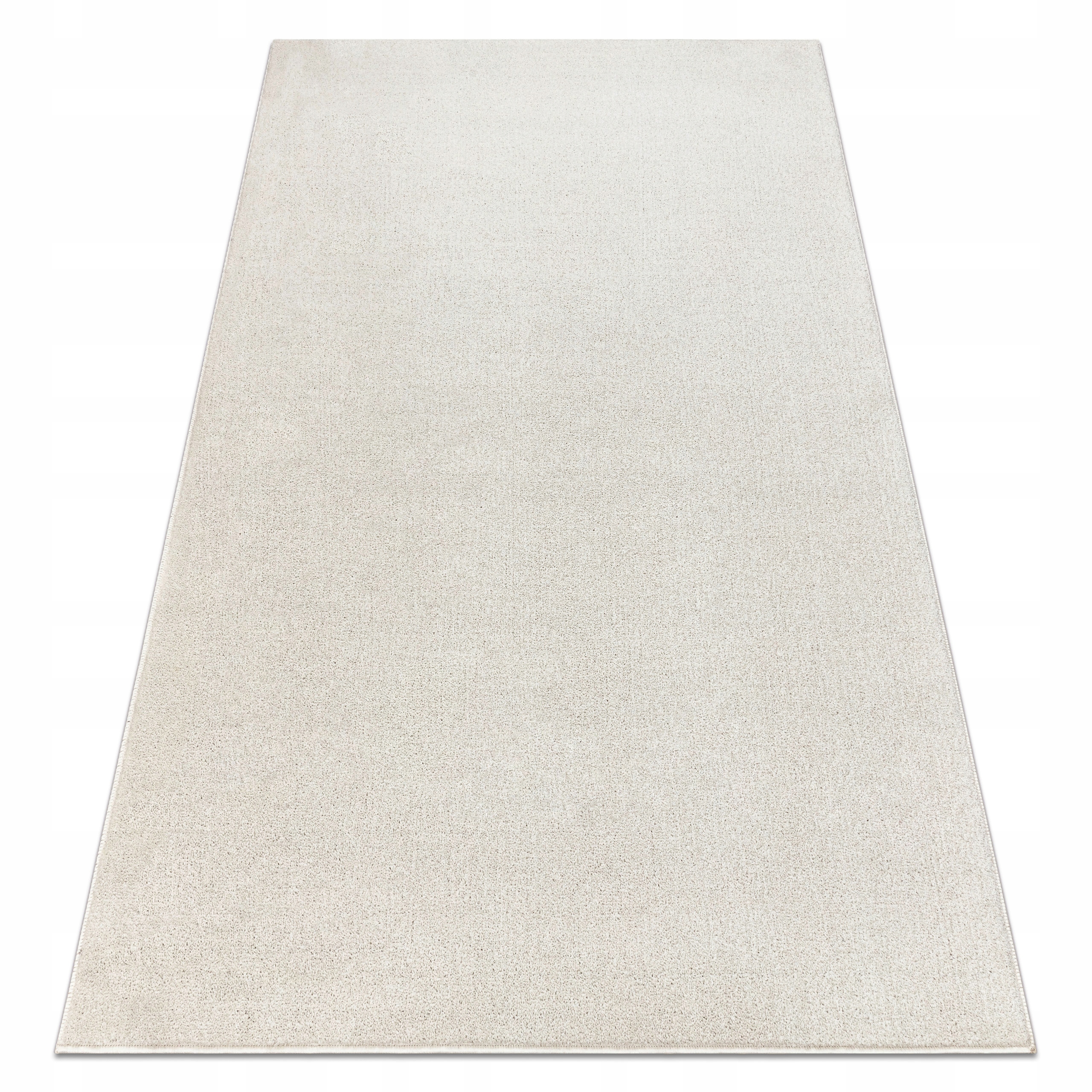 Měkký Koberec 150x250 Velvet Micro krém Jednolitý Hladký Do Ložnice @89029