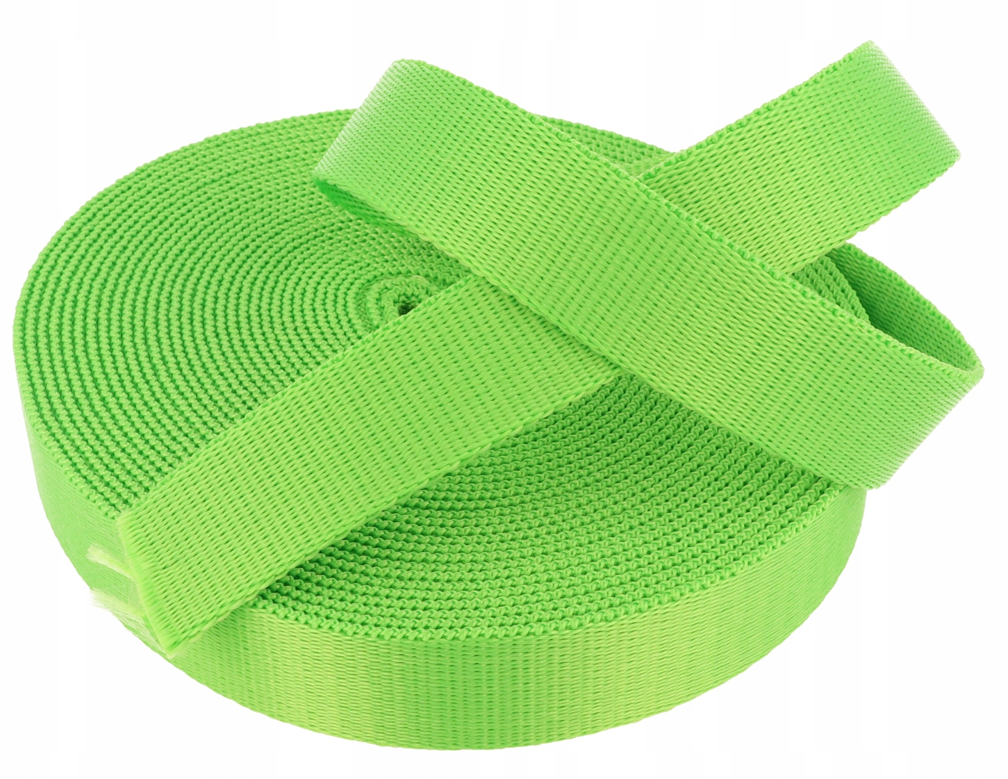 Popruh 30mm Hladká tloušťka 2mm Polypropylen 50 metrů Seledyn