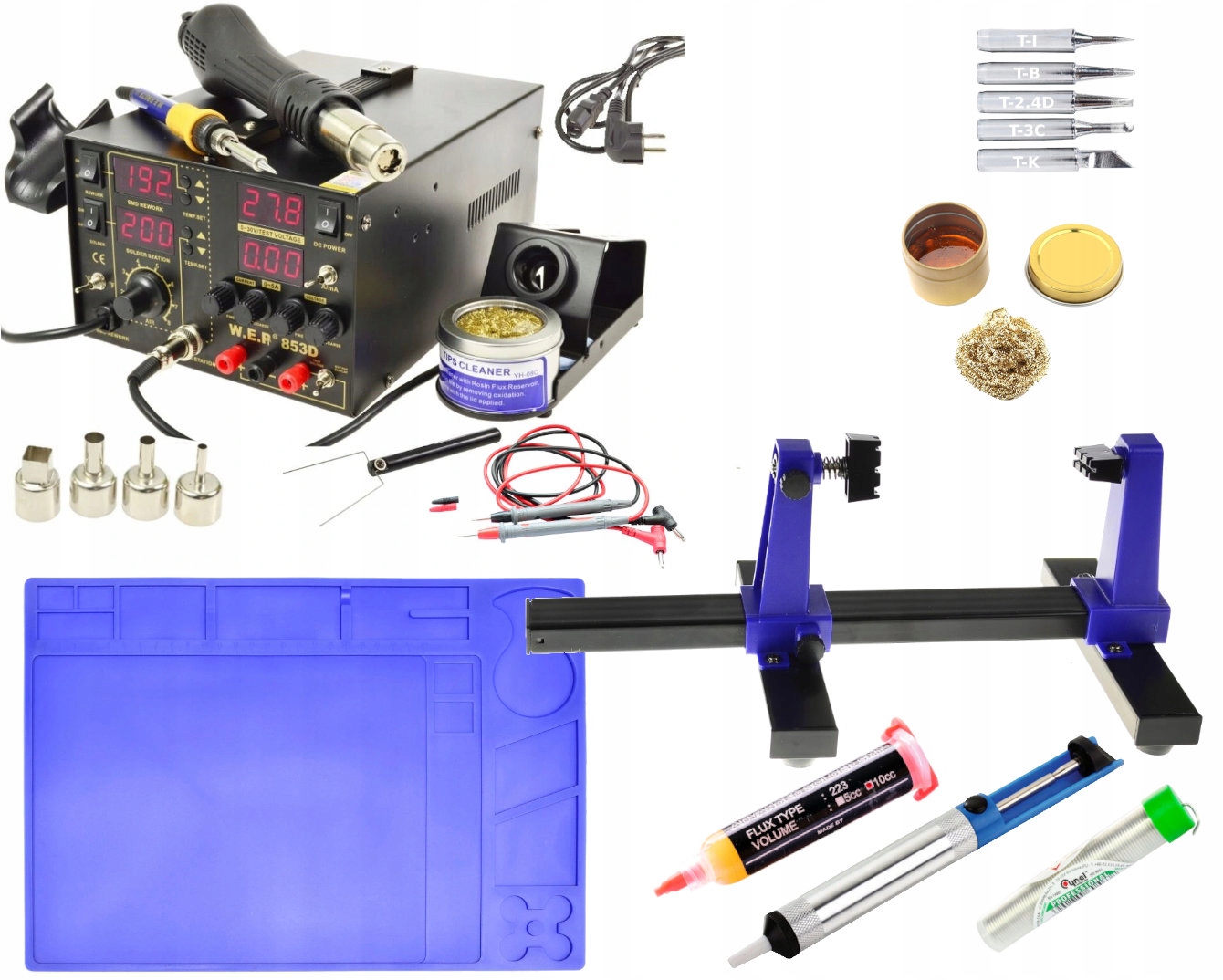 

Stacja Lutownicza Wep 853D Uchwyt Groty Mata Flux