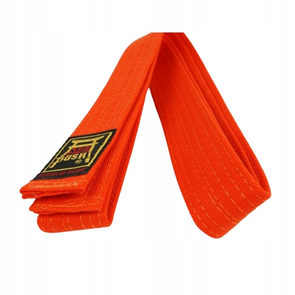 Pas Pomarańczowy 280 do kimona KARATE JUDO AIKIDO Długość 280 cm