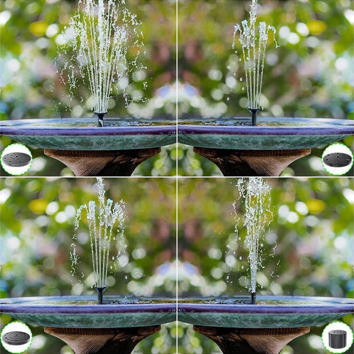 2.5W FONTANNA SOLARNA OGRODOWA POMPA WODY DO OCZKA WODNEGO FONTANNOWA Moc 2.5 W