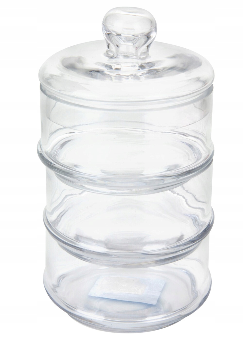 

Szklany Pojemnik Patera 3 poziomy Owoce Przekąski