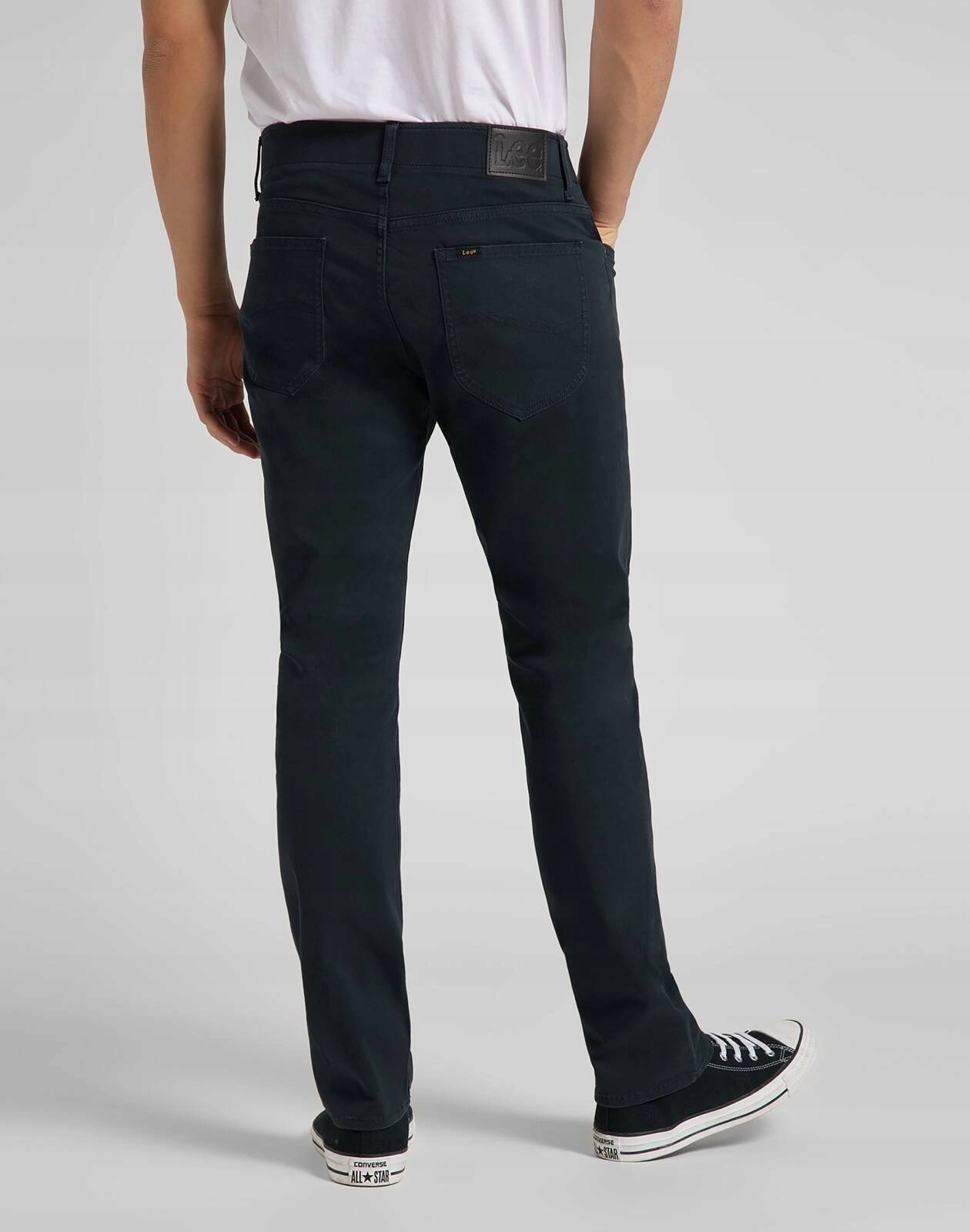 Pánské jednoduché džínové kalhoty Lee Straight Fit XM Navy L71WTF35 31/30