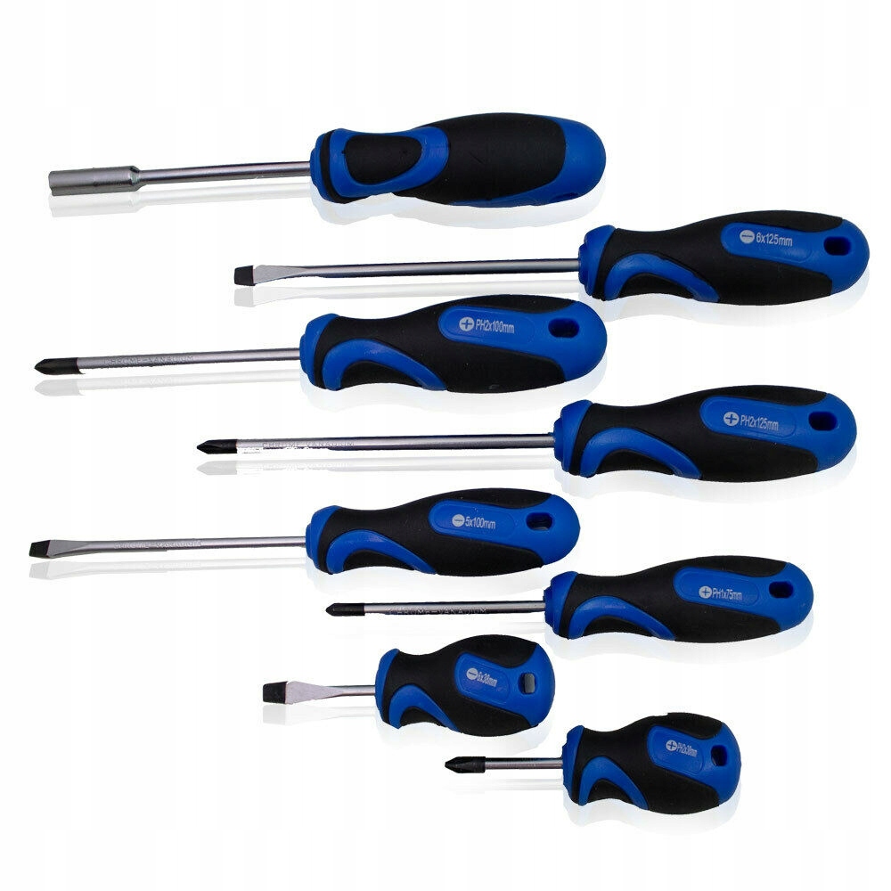 Набор магнитных отверток Torx плоские крестовины + биты