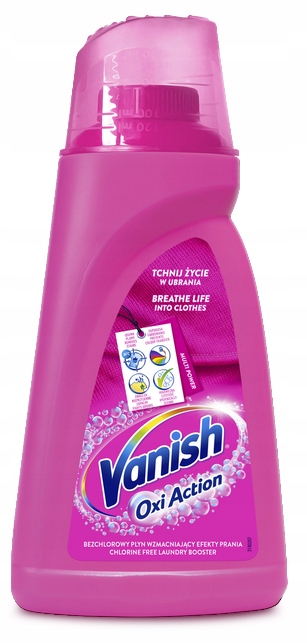 

Odplamiacz Do Koloru Vanish Multi Action Pink 1l