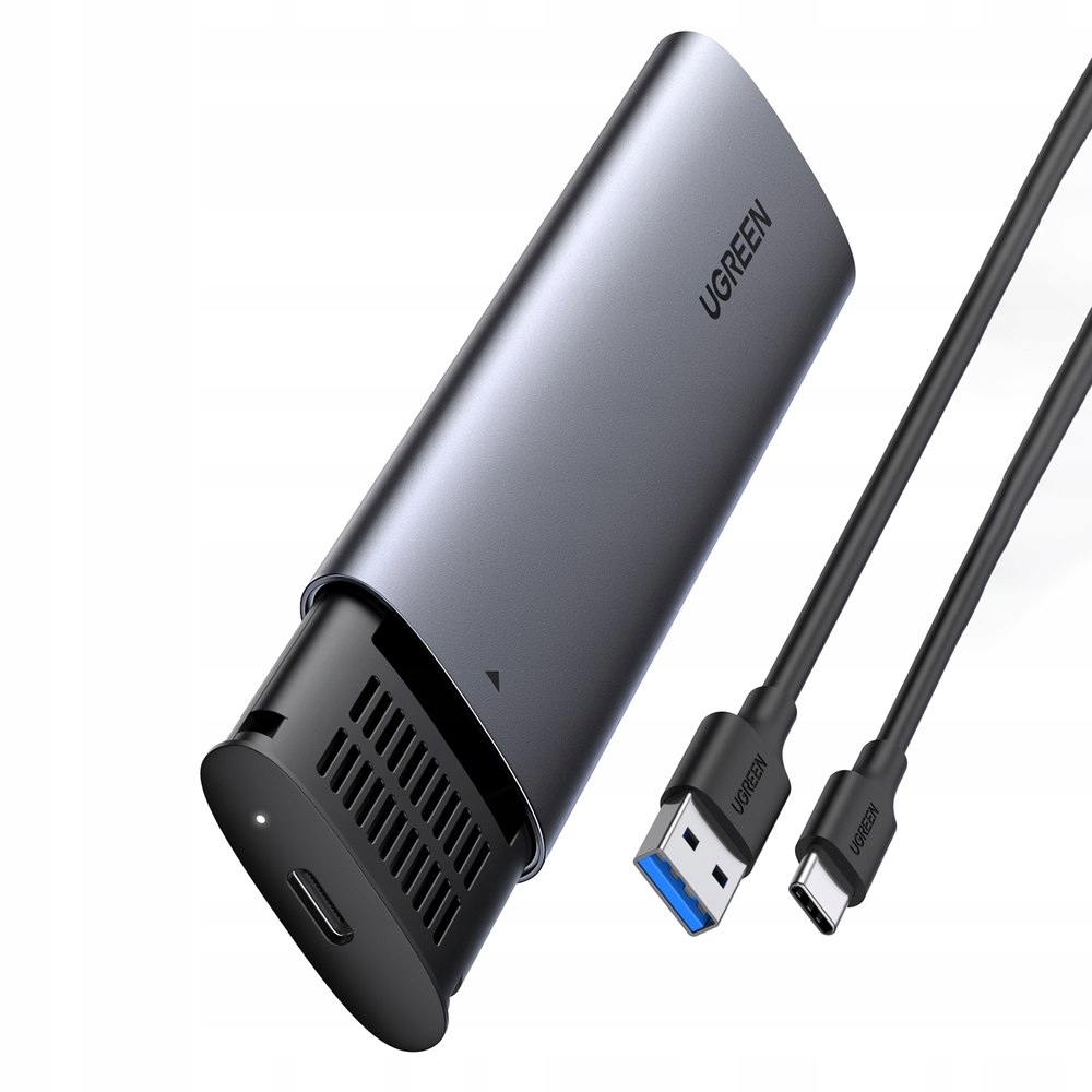 Kieszeń na dysk obudowa dysku twardego M.2 B-Key Sata 3.0 szary kabel Usb