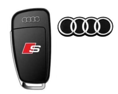 

Audi emblemat naklejka logo na kluczyka pilot 16mm