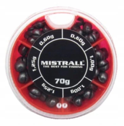 

Śrut Śruciny Ciężarki Mistrall 70g Gruby,