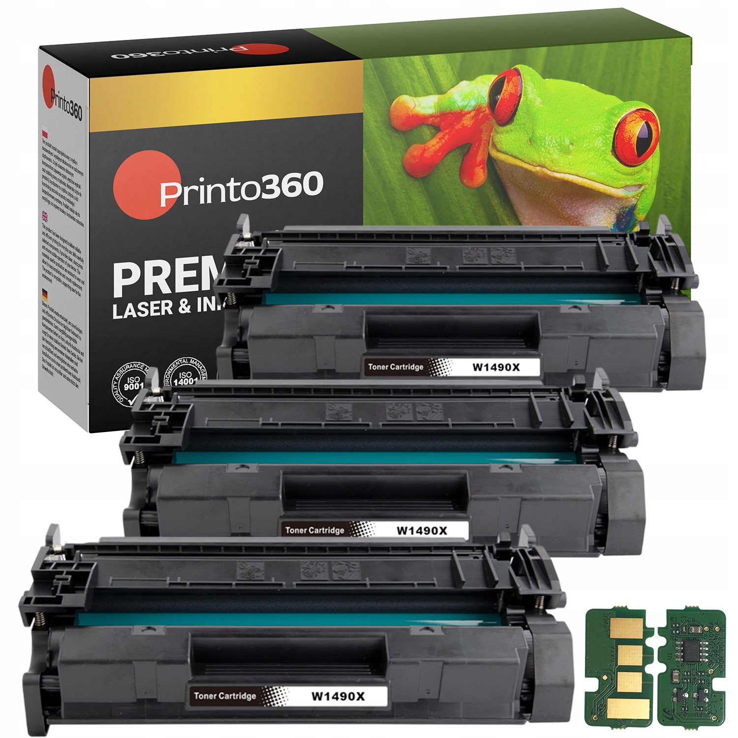 Toner 149X W1490X (3 Kusy) Pro Hp Laserjet Pro 4001 4002 4003 4004 Mfp 4101 4102