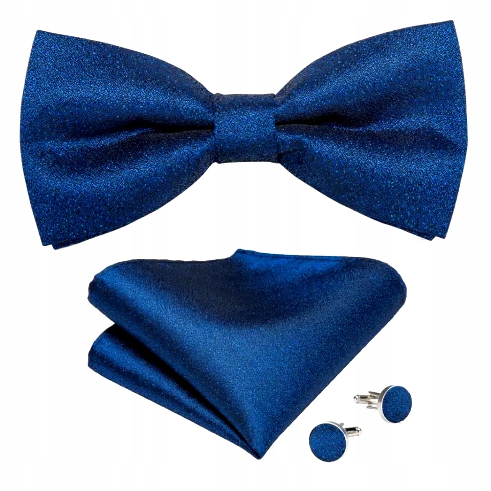 

zestaw Elegancka Mucha Poszetka Spinki