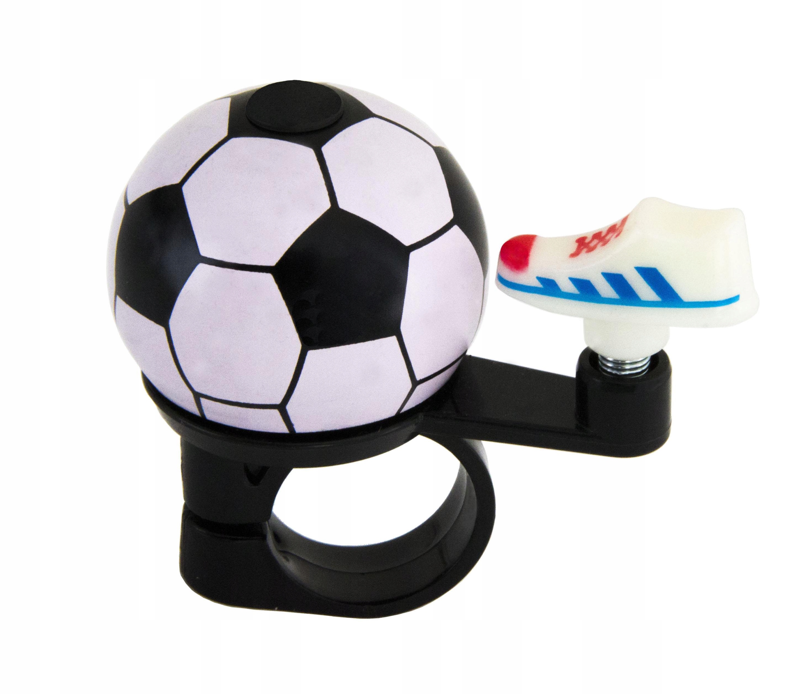 DZWONEK DO ROWERU ROWEROWY FOOTBALL GŁOŚNY STAL