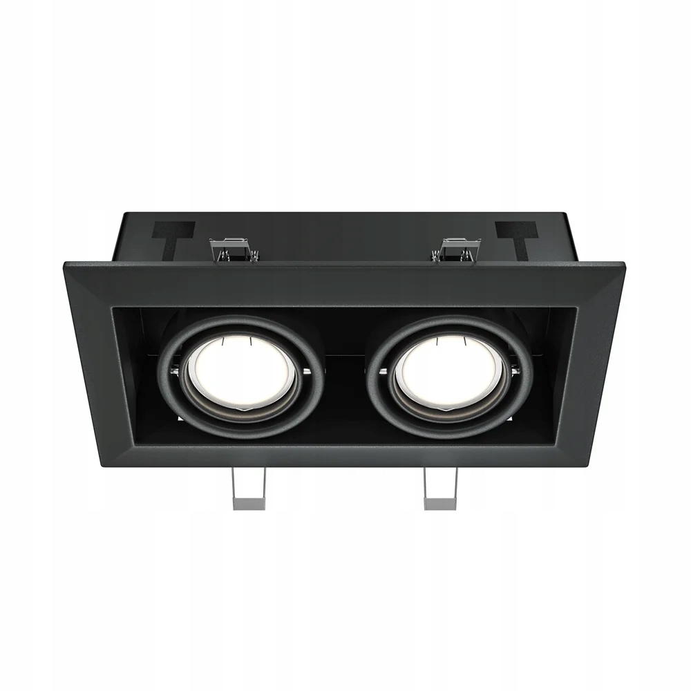 Maytoni stropní zapuštěné svítidlo 2xGU10 černé