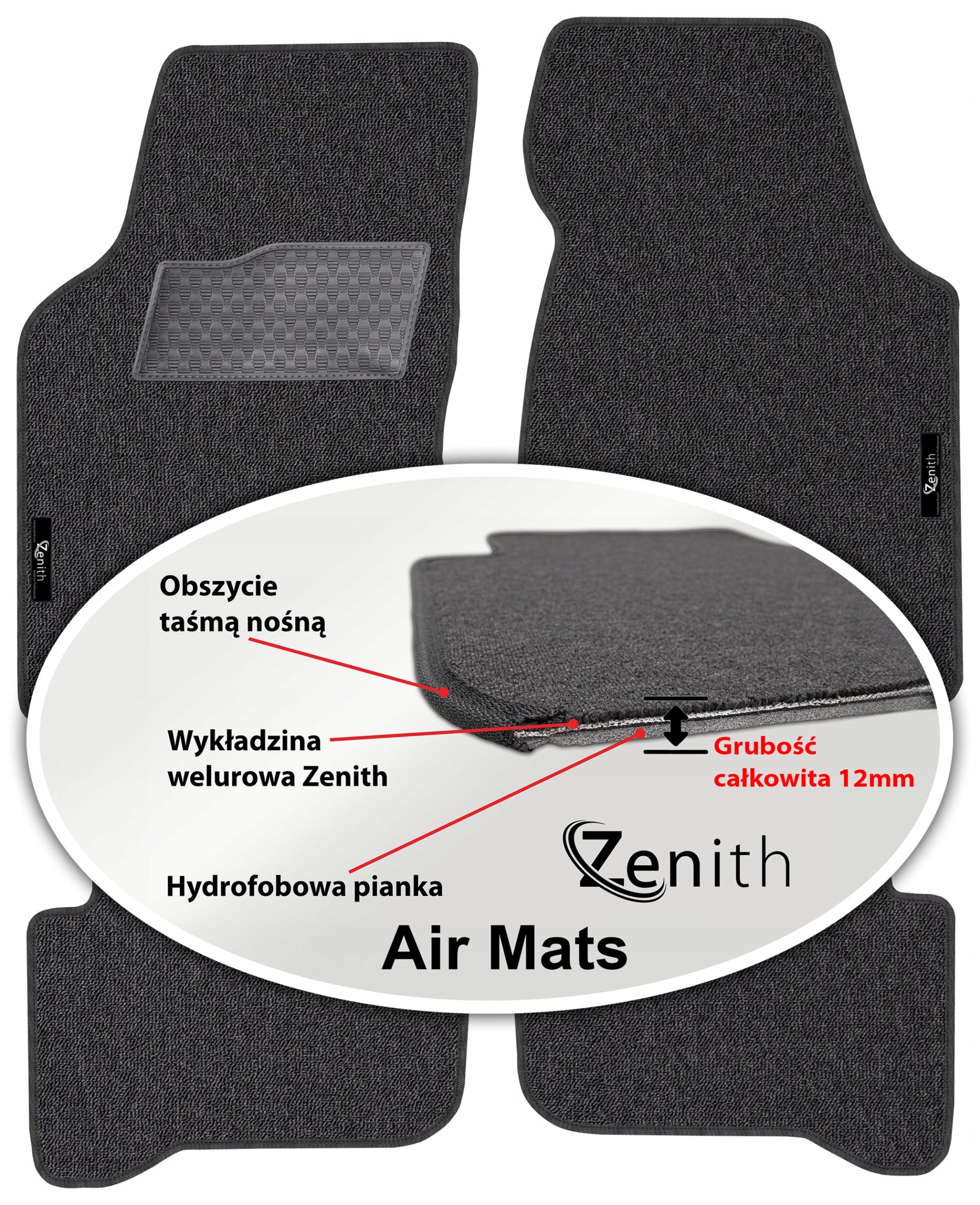 Mazda 323 IV Bg 1989-1994 Velúrové koberčeky do auta Zenith Air Mats